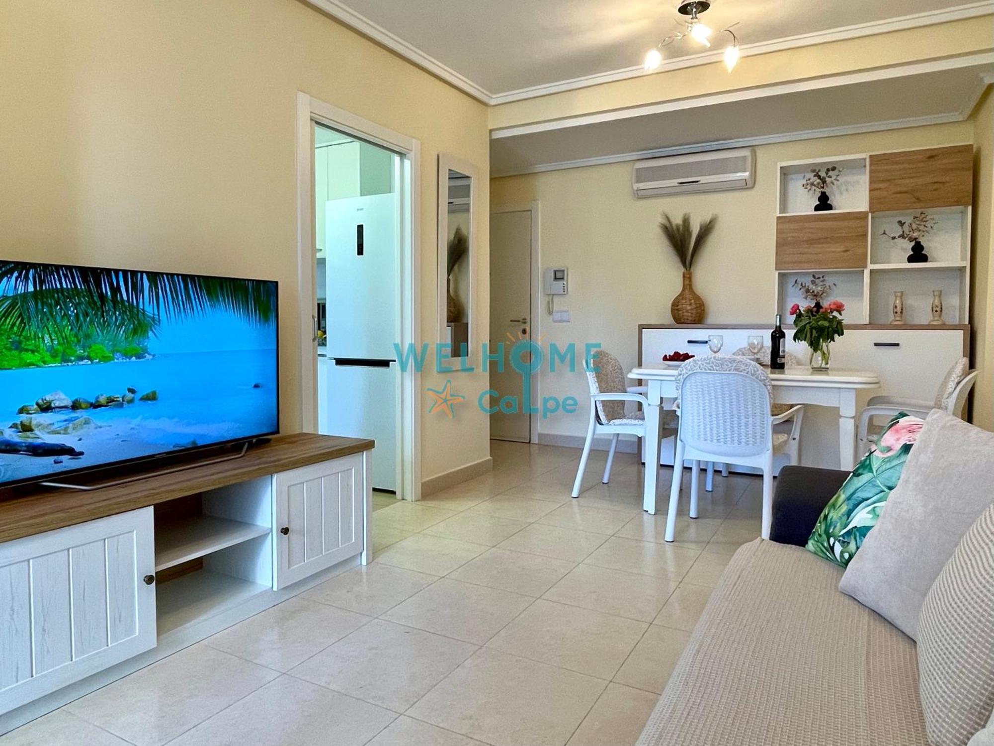 Orquidea Comodo Apartamento: Vista Al Mar, Piscina, Parking Apartament Calp